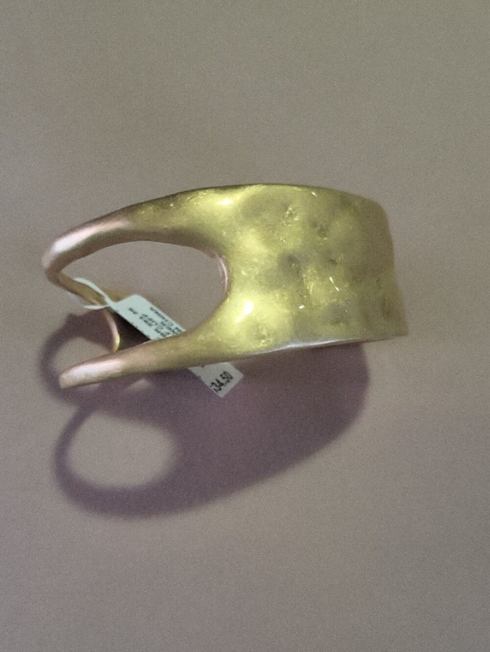 Style & Co. Gold Sculpted Open Cuff Bracelet - Picture 5 of 7